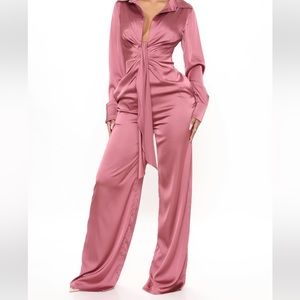 Fab satin jumpsuit